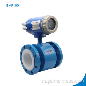 4-20mA RS485 เอาต์พุตน้ำแม่เหล็ก flowmeter